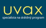 Logo UVAX - drátěný program