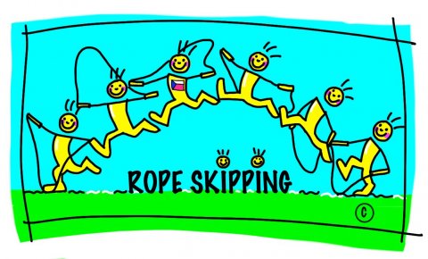 Logo Rope Skipping Centrum ČR švihadla - ŠKOLA ROPE SKIPPINGU